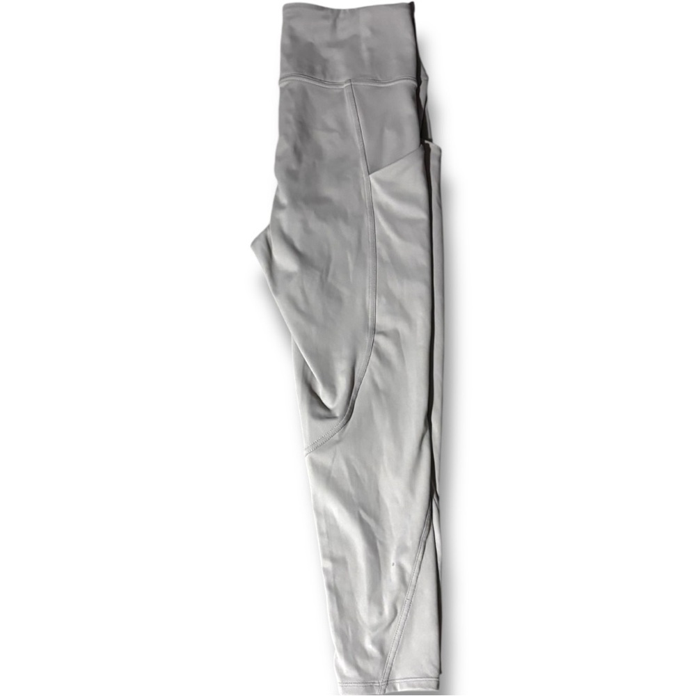 Danskin Women's Beige High Waisted Side Pocket Ankle Length Active Leggings - Picture 11 of 14